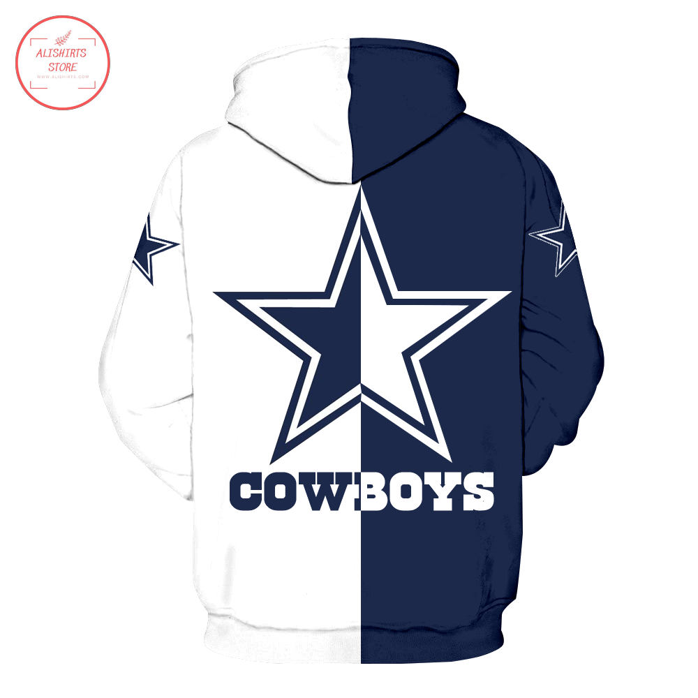 The Great Wall of Dallas Cowboys hoodie 3d