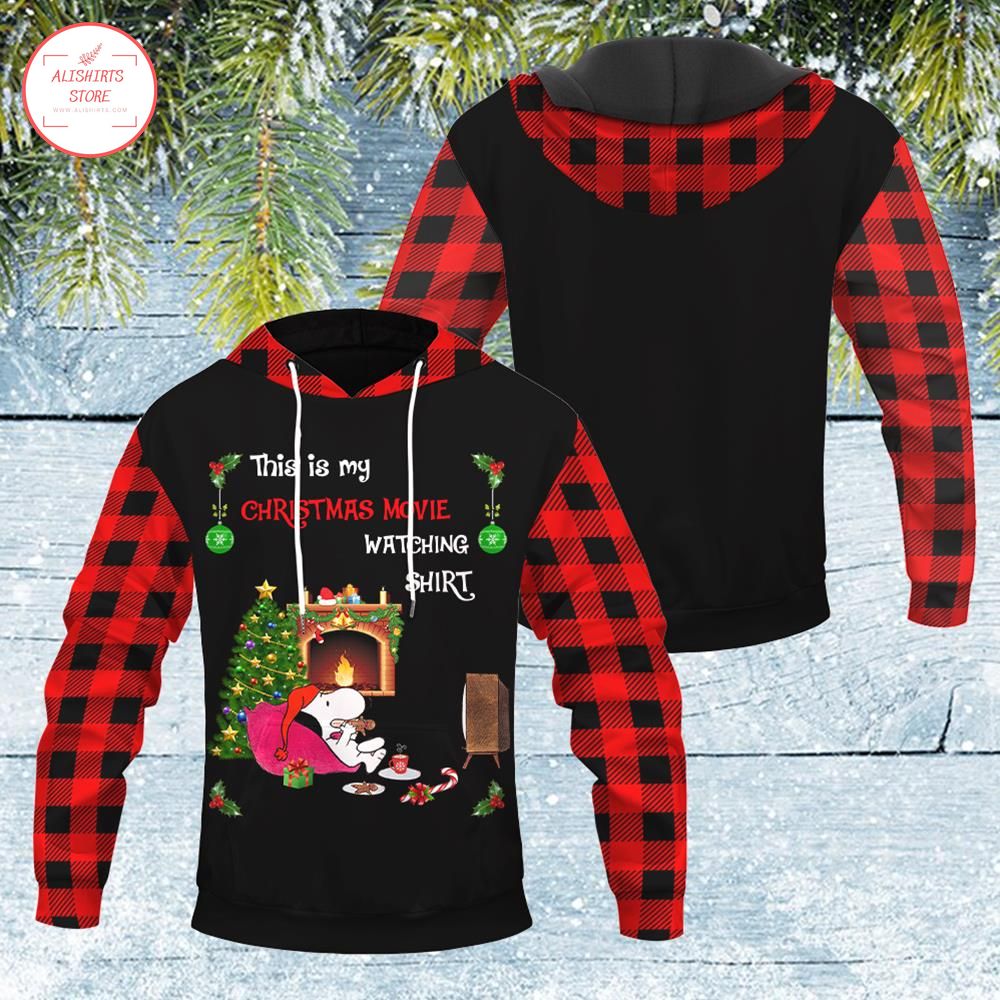 This Is my Christmas Movie Snoopy Hoodie Shirts