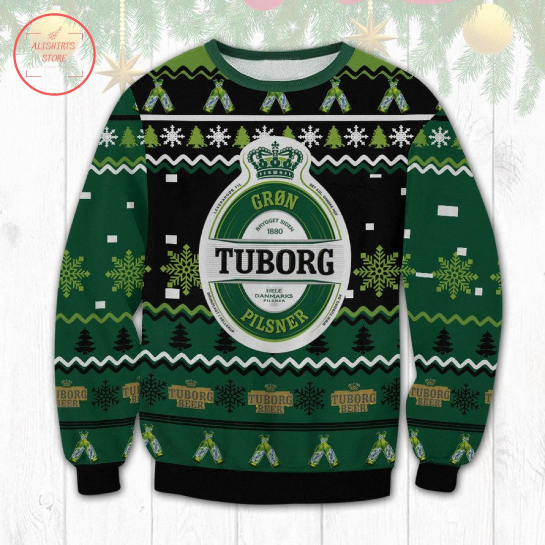 Tuborg Gron Ugly Christmas Sweater