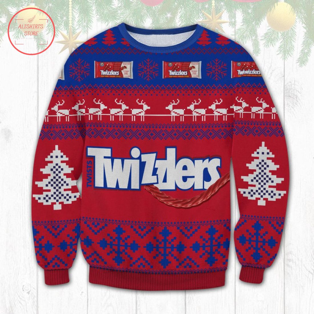 Twizzlers Candy Ugly Christmas Sweater