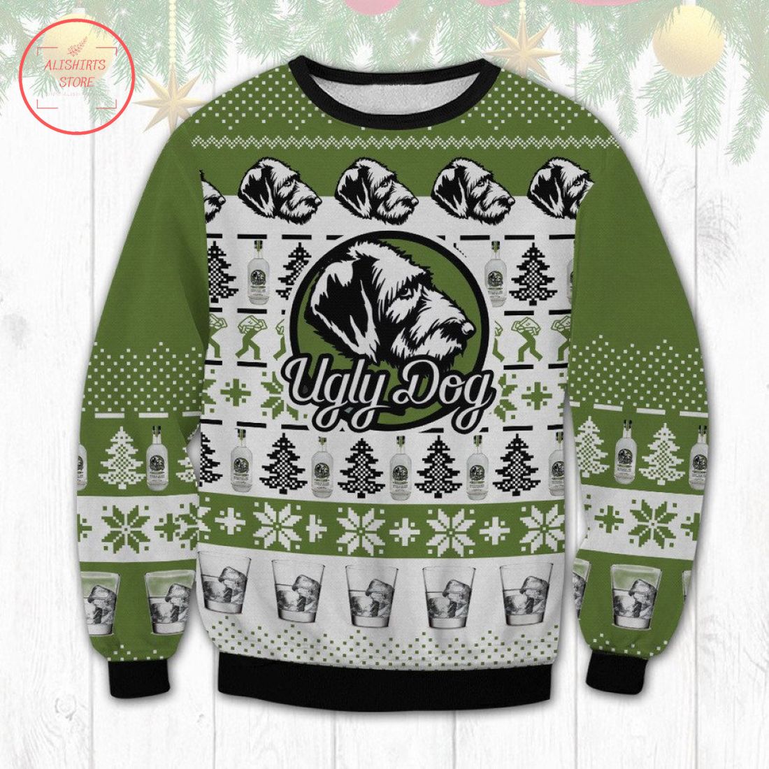 Ugly Dog Distillery Ugly Christmas Sweater