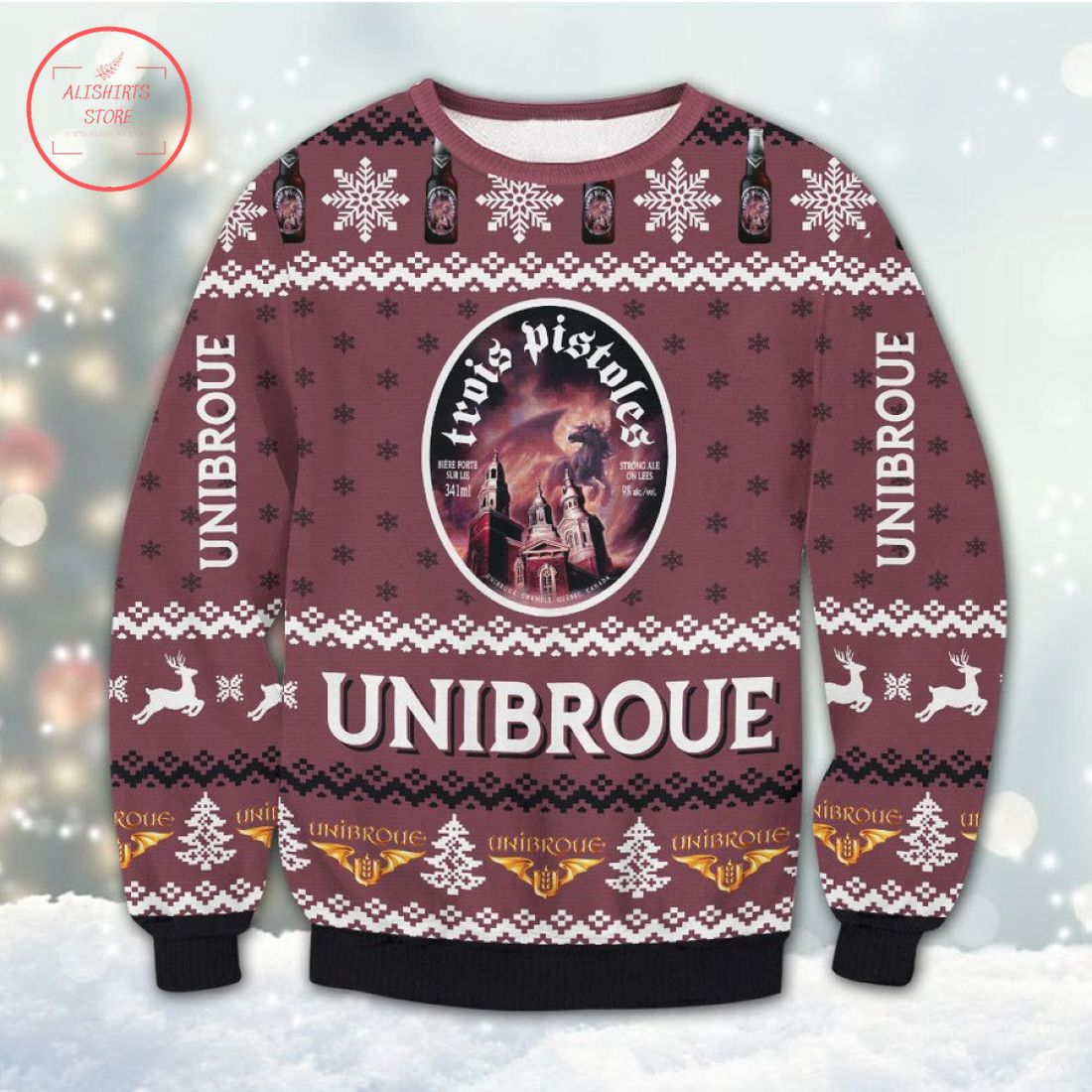 Unibroue Trois Pistoles Ugly Christmas Sweater