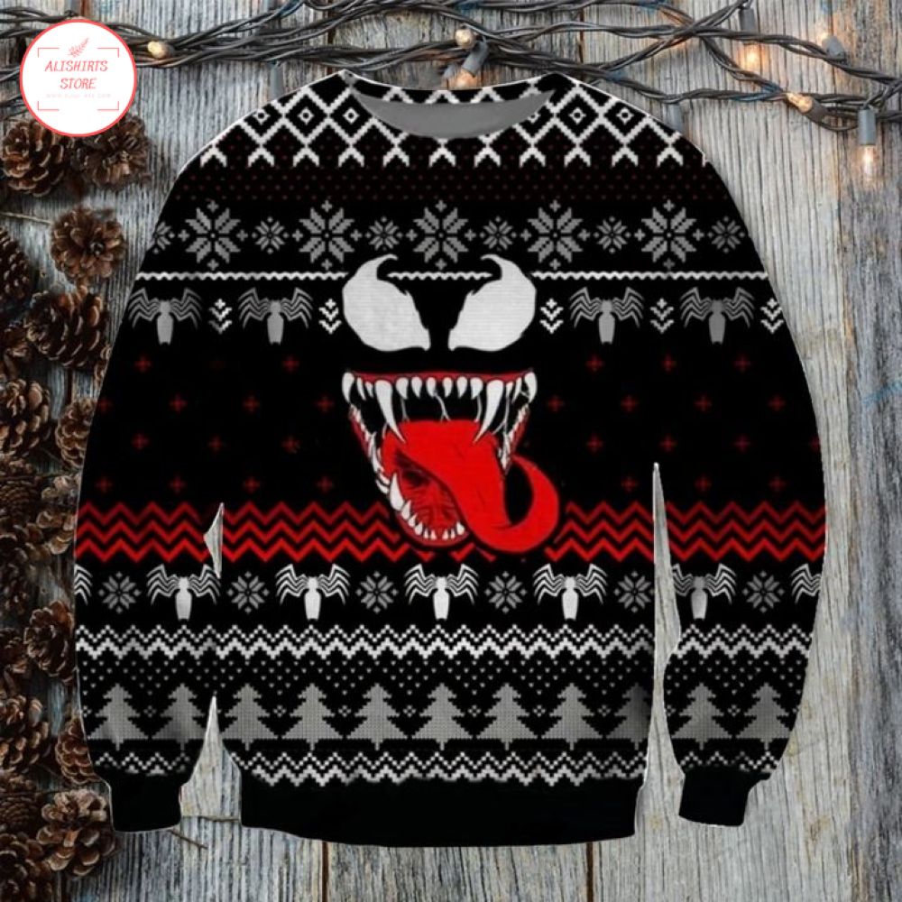 We are Venom Woolen Ugly Sweater Christmas