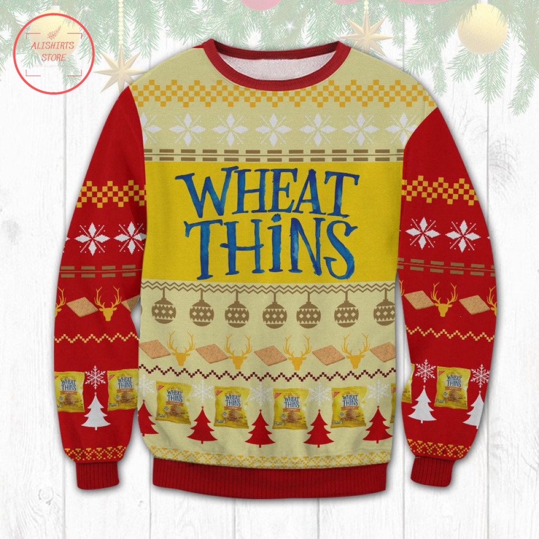 Wheat Thins Ugly Christmas Sweater