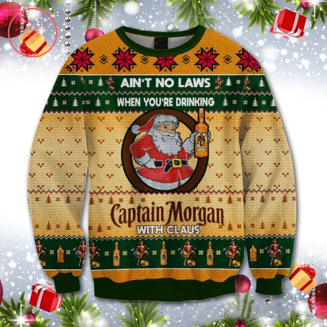 When You Drink Captain Morgan Ugly Christmas Sweater