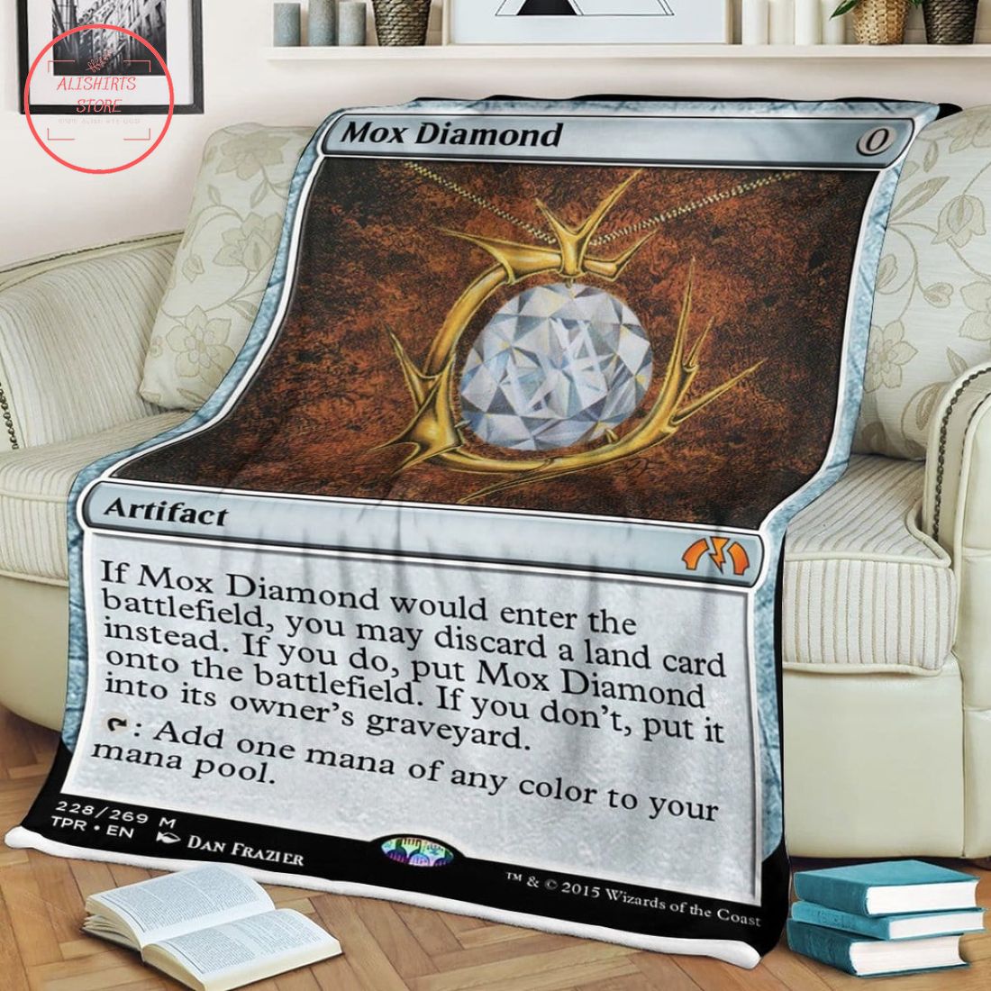 Game MTG Mox Diamond Blanket