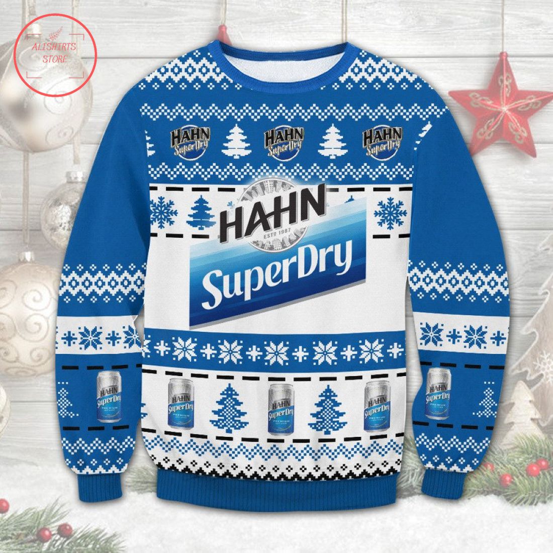 Hahn Super Dry Ugly Christmas Sweater