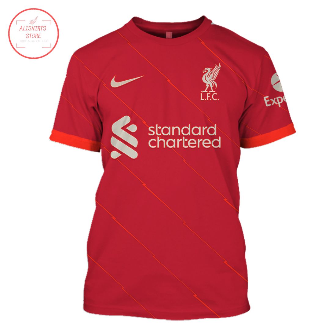 Liverpool FC Nike 2022 Personalized 3D Shirts