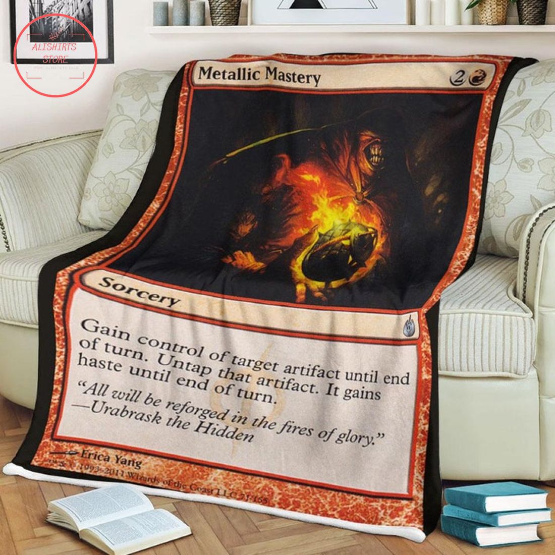 MTG Game Mbs 71 Metallic Mastery Fleece Blanket