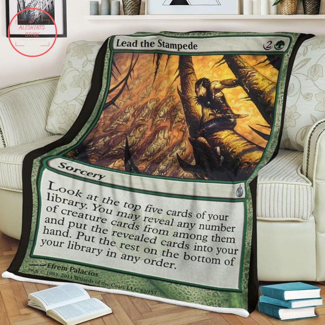 MTG Game Mbs 82 Lead The Stampede Fleece Blanket