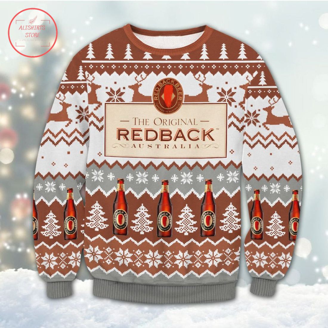 Matilda Bay Redback Beer Ugly Christmas Sweater