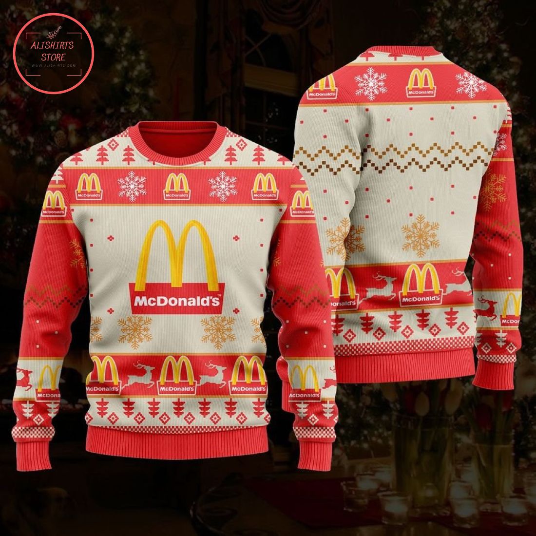 McDonald's Ugly Christmas Sweater