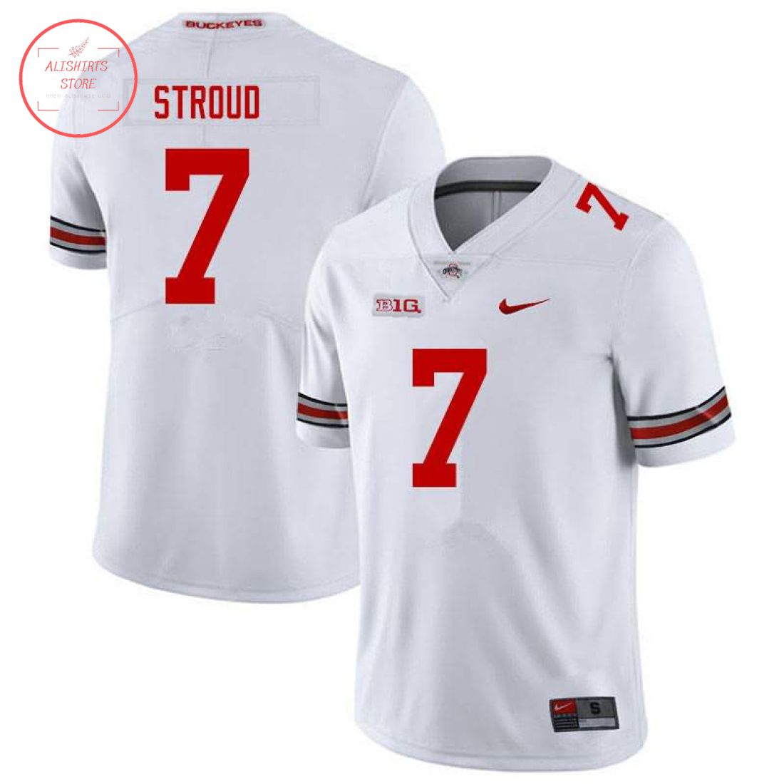 Men's #7 CJ Stroud Ohio State Buckeyes College Football Jerseys