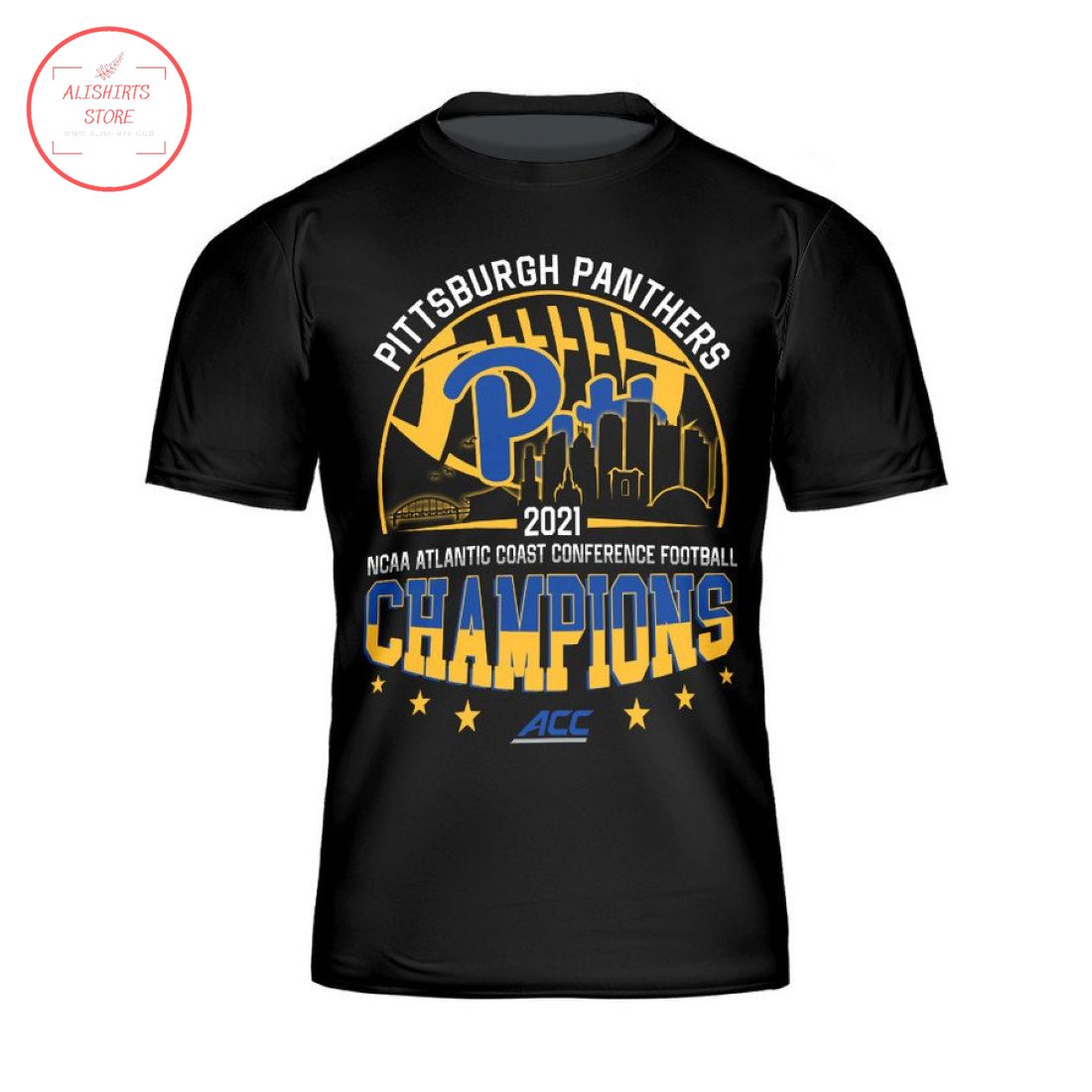 NCAA Pittsburgh Panthers 2021 Champions 3D T-shirt