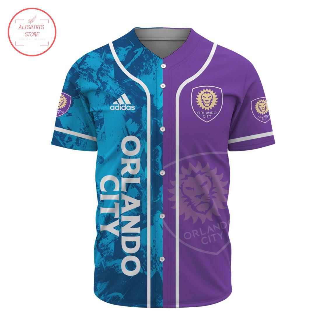 Orlando City Custom Name and Number Baseball Jersey