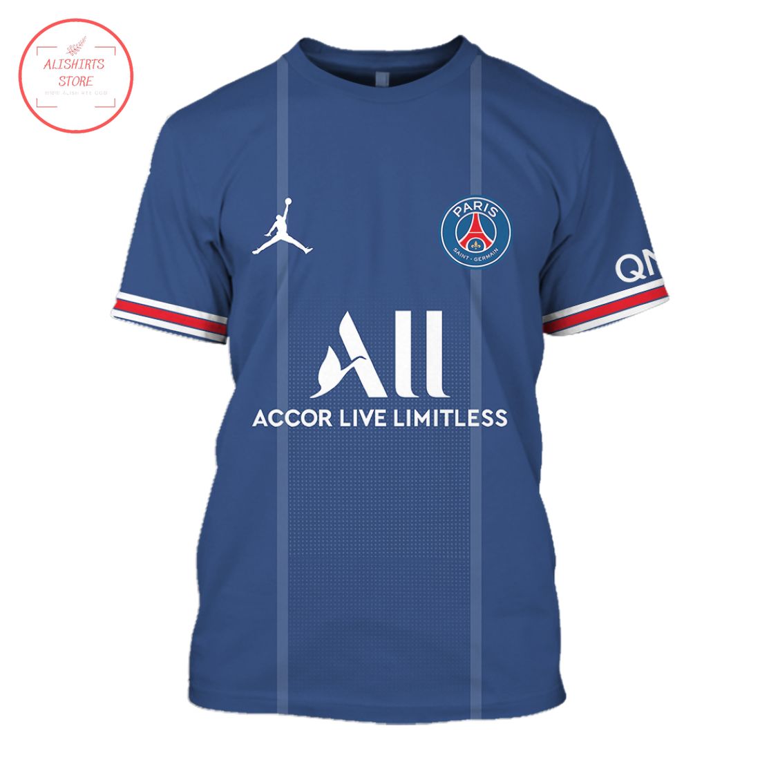 Paris Saint Germain fc Home and Away Personalized 3D Shirts