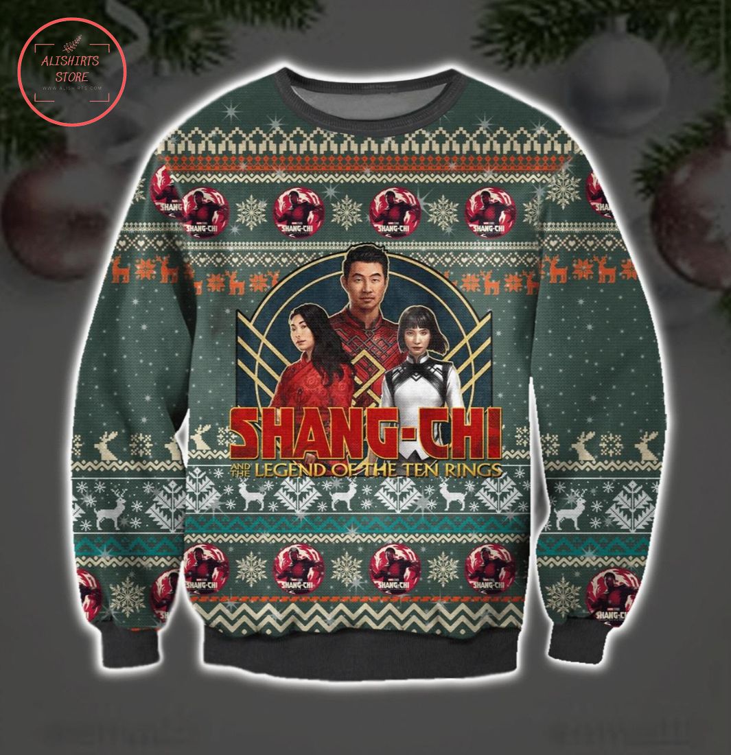 Shang-Chi And The Ten Rings Ugly Christmas Sweater