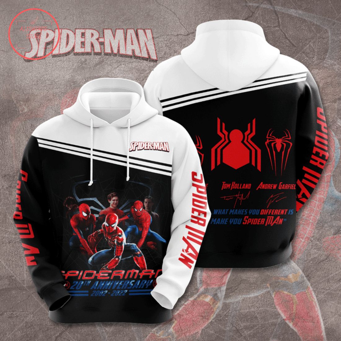 Spider Man 20th Anniversary 2002 2022 Full Printed Shirts