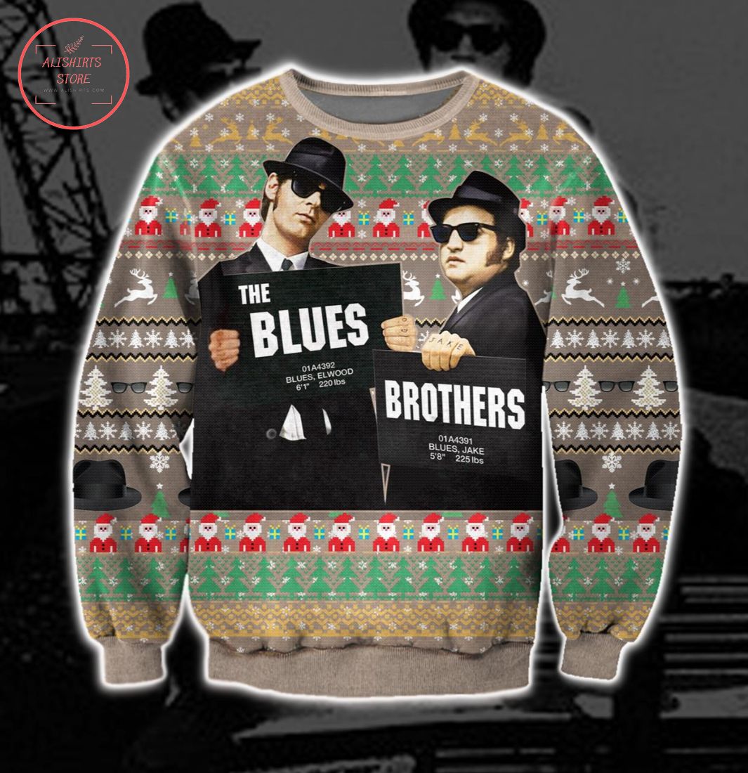 The Blues Brothers Ugly Christmas Sweater