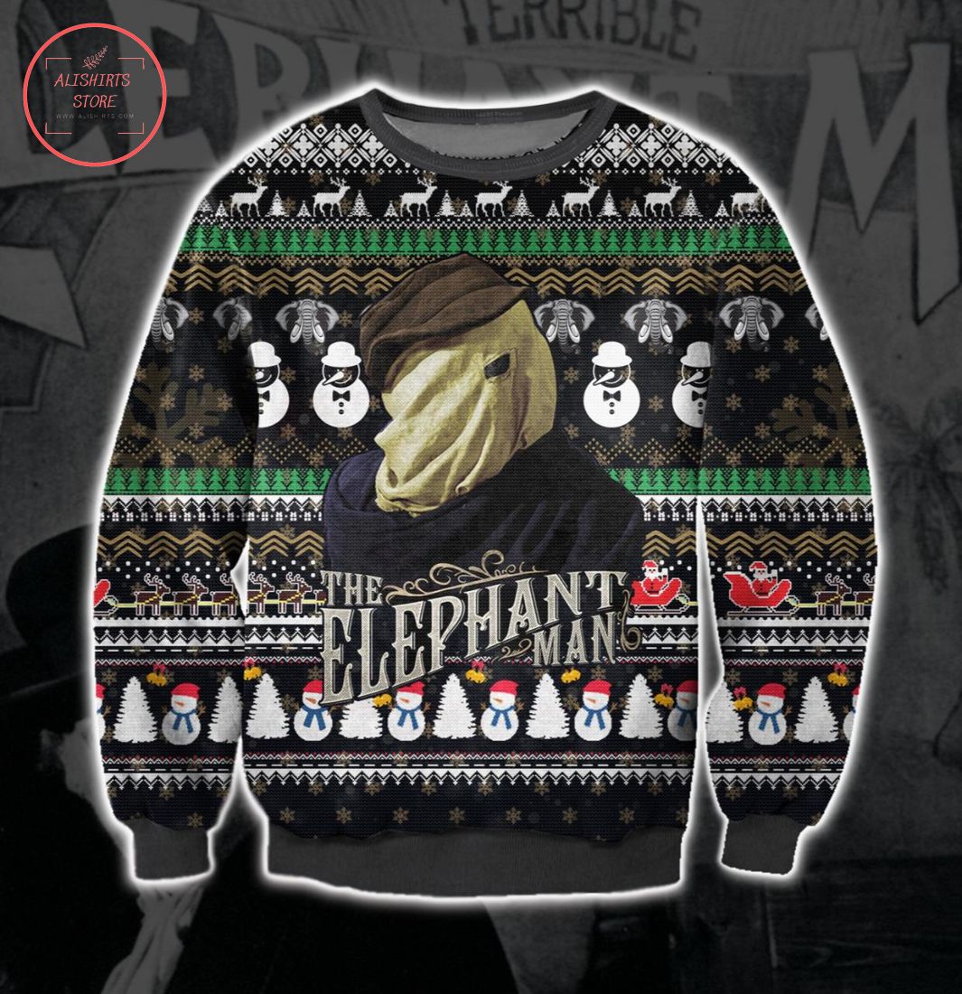 The Elephant Man Ugly Christmas Sweater