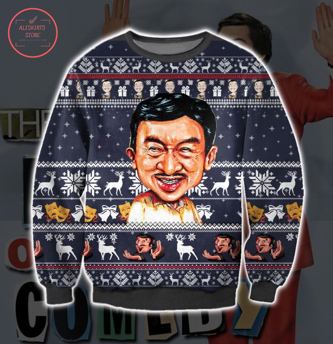 The King Of Comedy Ugly Christmas Sweater