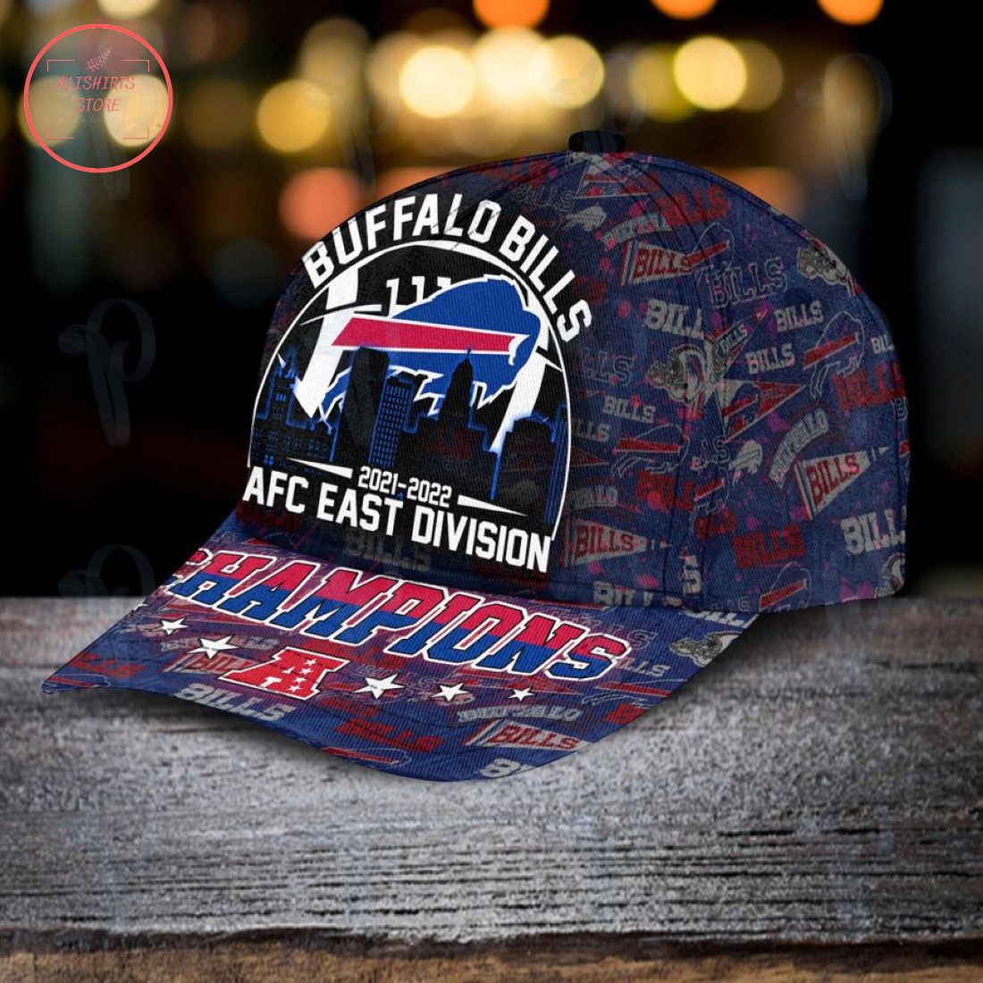 Buffalo Bills 2021 2022 AFC East Champions NFL Hat Cap