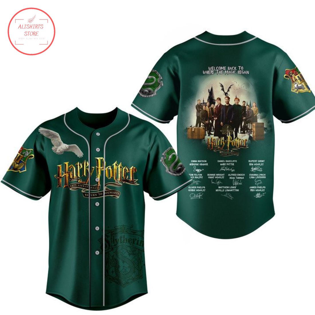 Harry Potter 20th Anniversary Return to Hogwarts Baseball Jersey