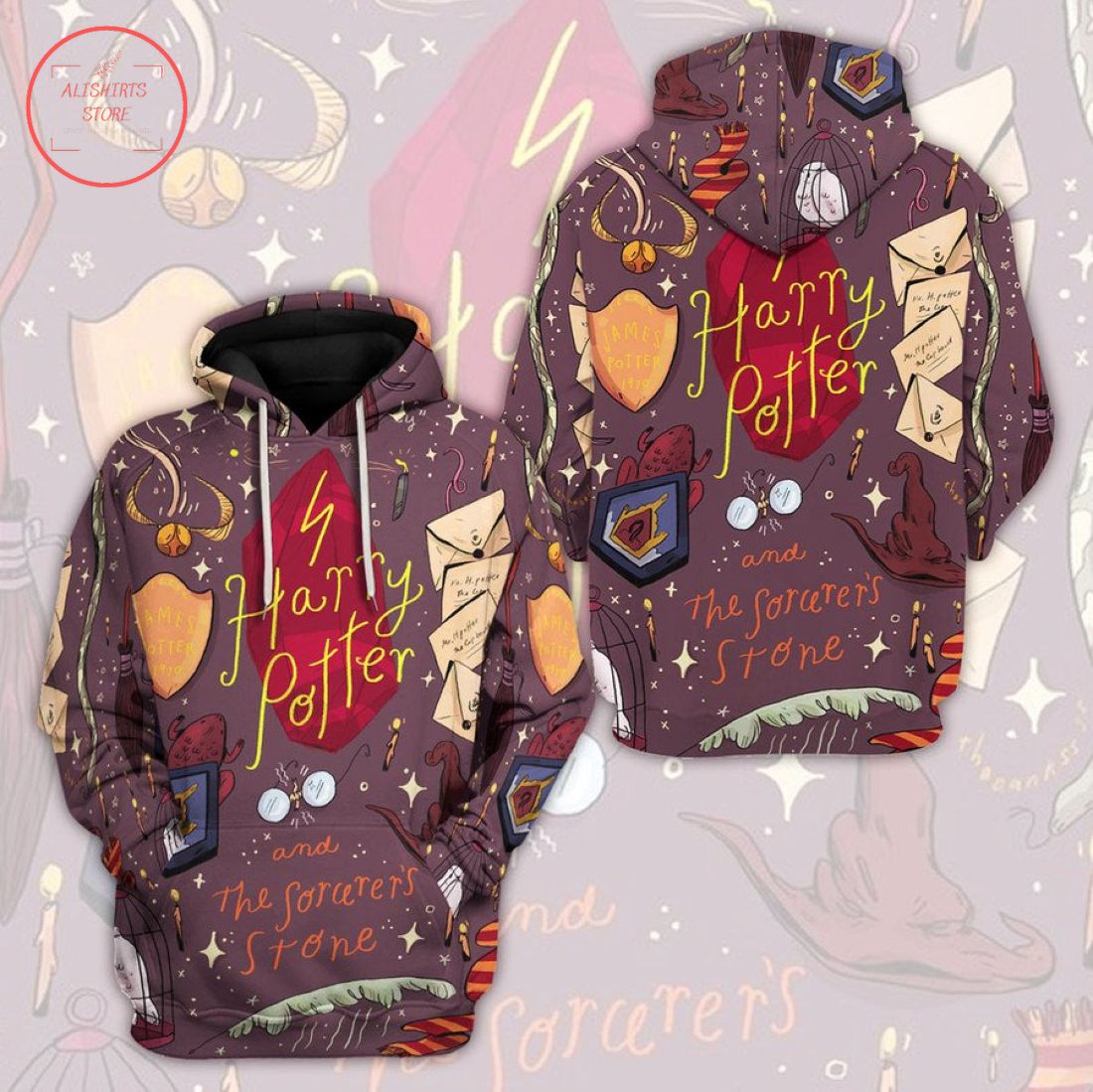 Harry Potter and the Sorcerer’s Stone Hoodie 3d