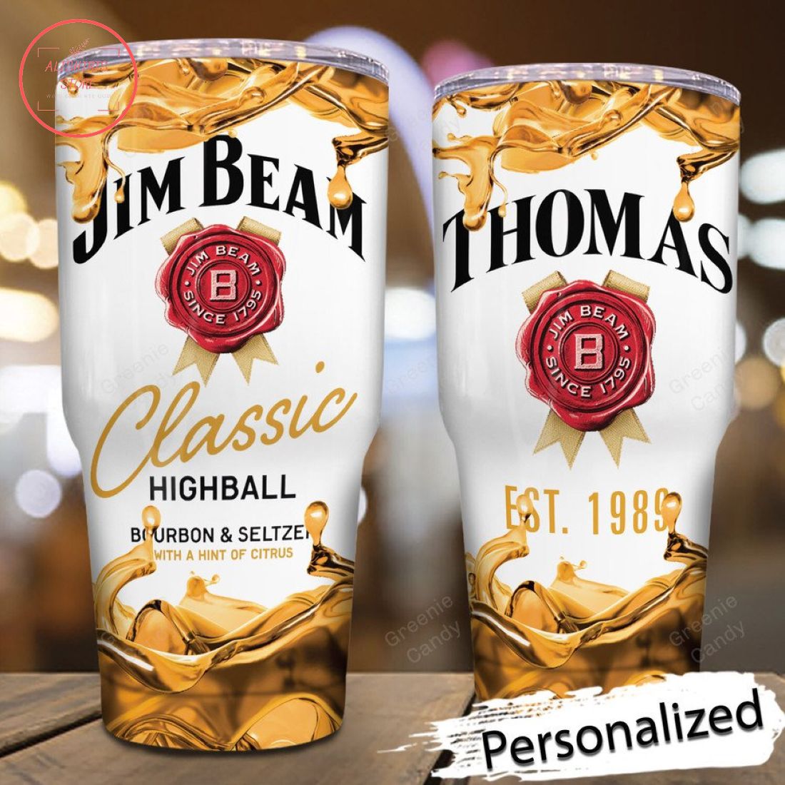 Jim Beam Classic Highball Personalized Tumbler