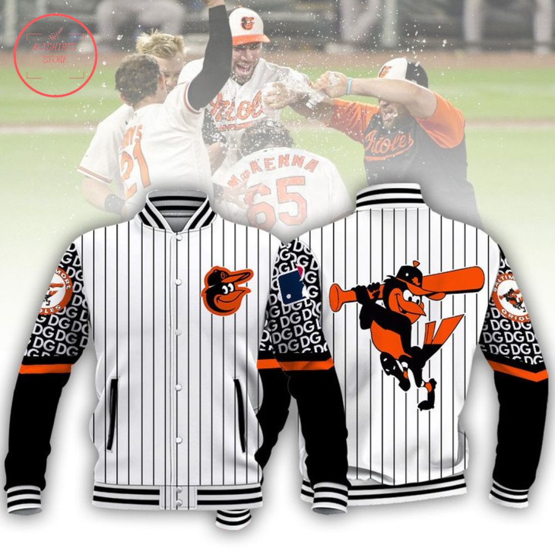 MLB Baltimore Orioles Baseball Varsity Jacket