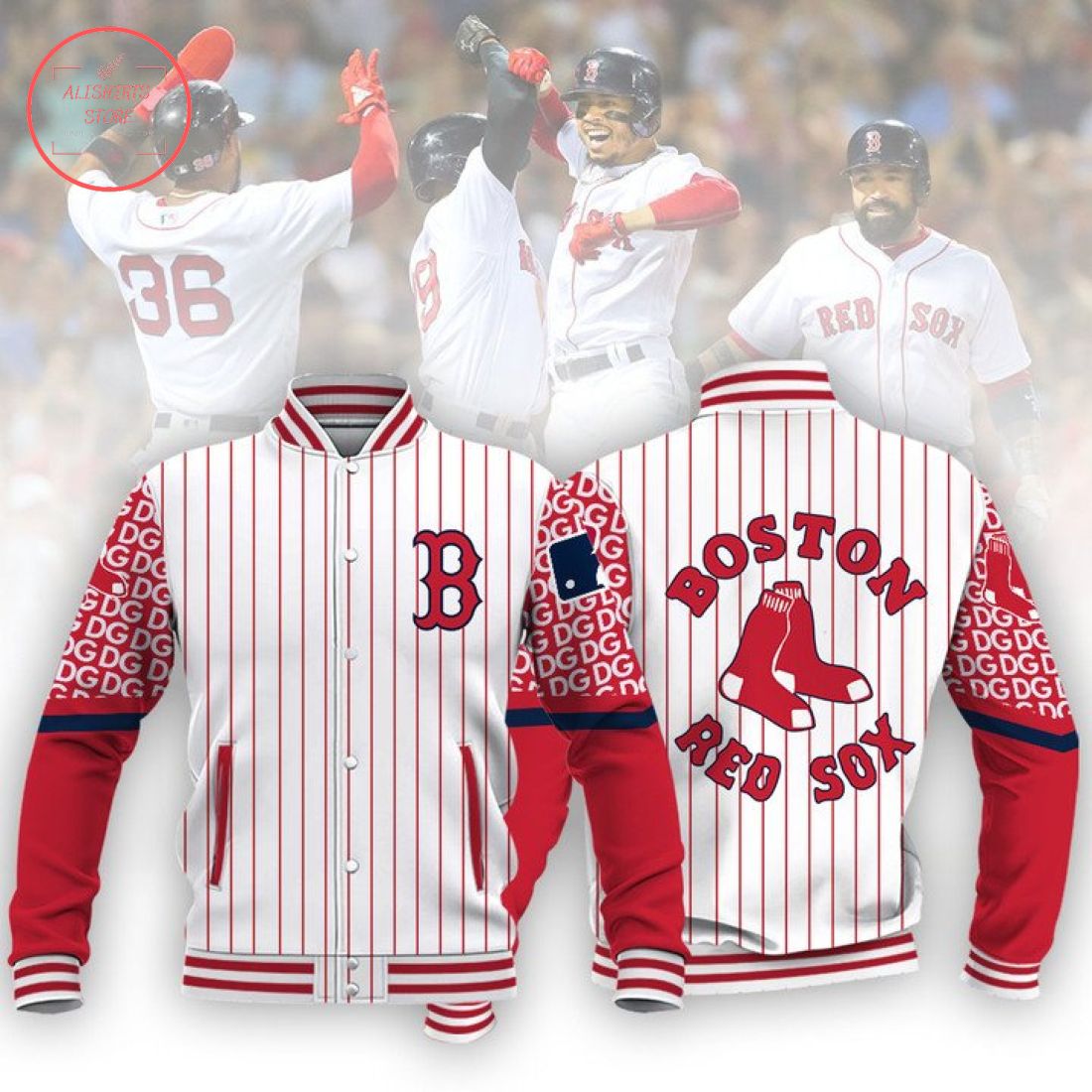 MLB Boston Red Sox Baseball Varsity Jacket