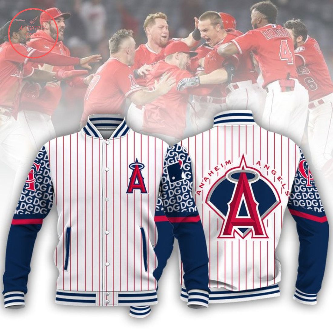 MLB Los Angeles Angels Baseball Varsity Jacket