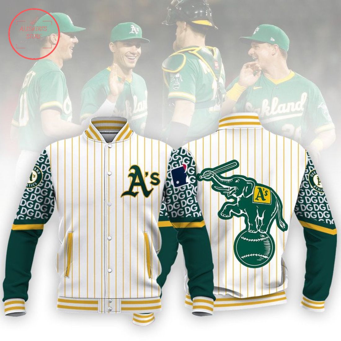 MLB Oakland Athletics Baseball Varsity Jacket