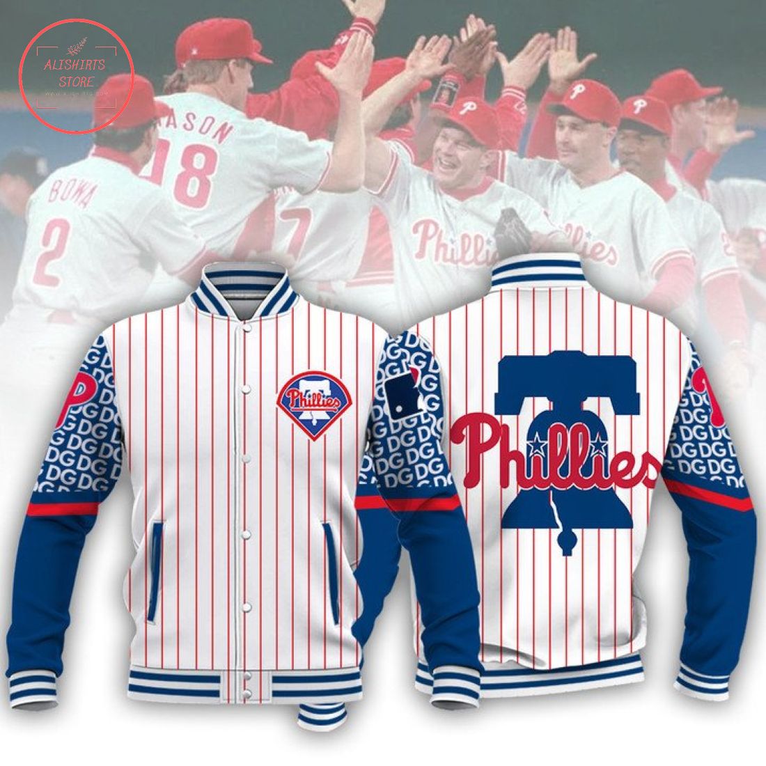 MLB Philadelphia Phillies Baseball Varsity Jacket