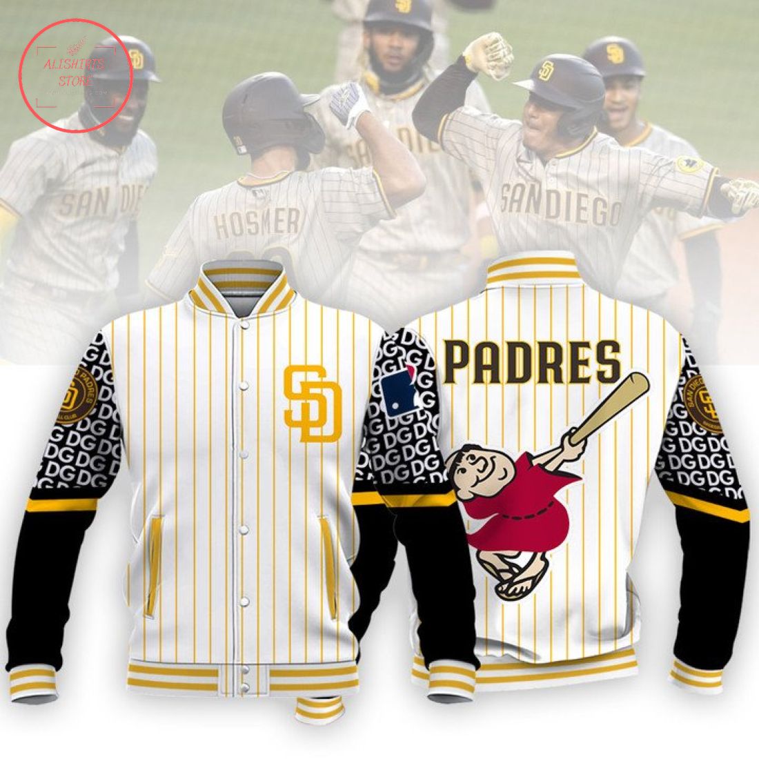 MLB San Diego Padres Baseball Varsity Jacket