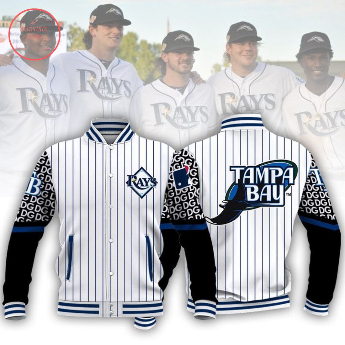 MLB Tampa Bay Rays Baseball Varsity Jacket