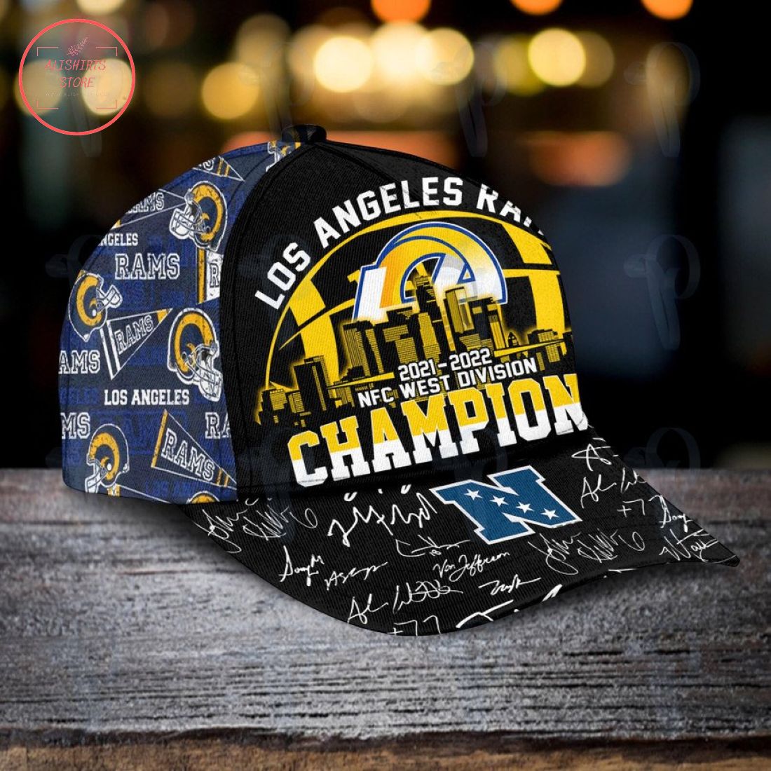 Nfl Los Angeles Rams 2021 2022 Nfc West Champions Hat Cap