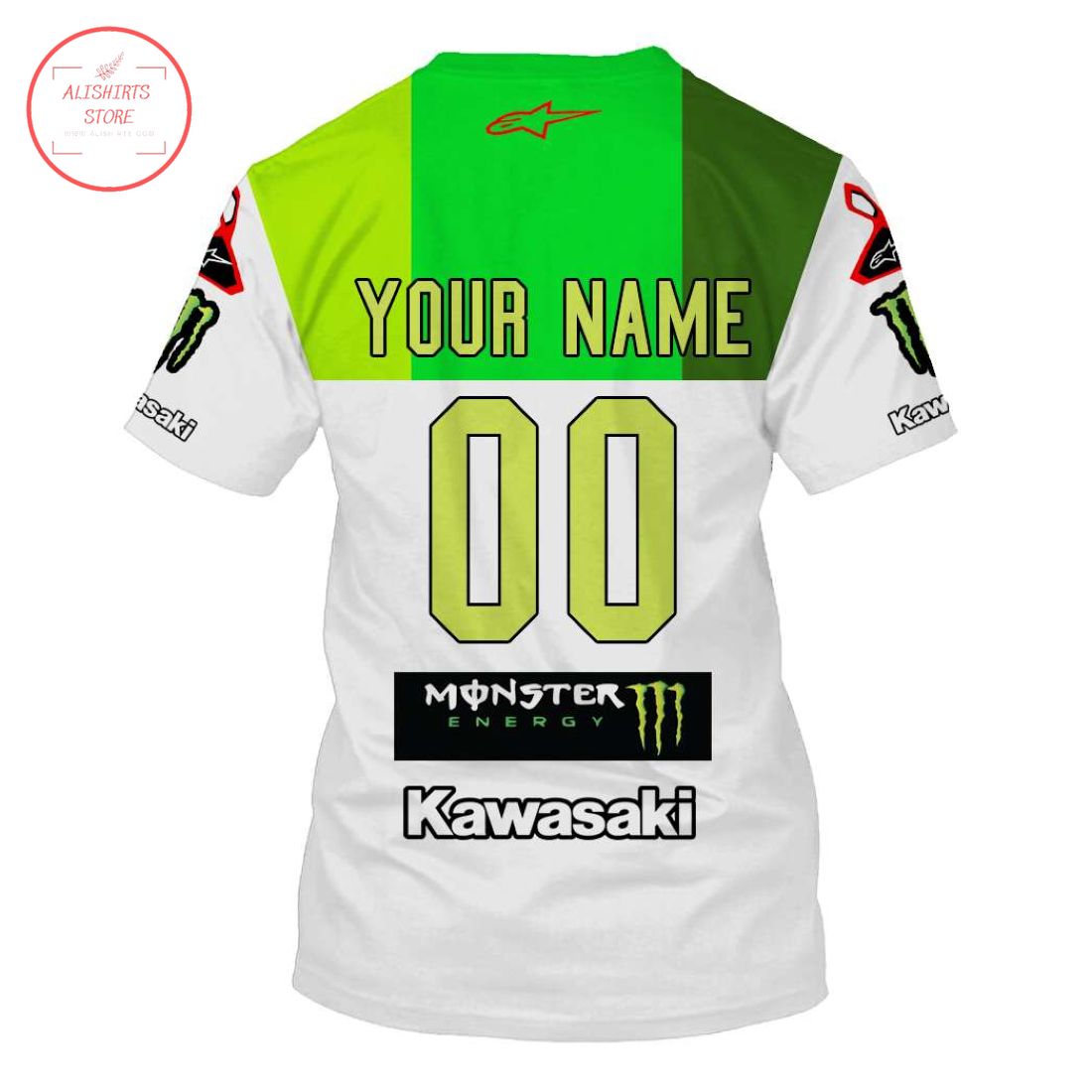 Personalized Kawasaki Monster Energy Racing Team 3d Shirts