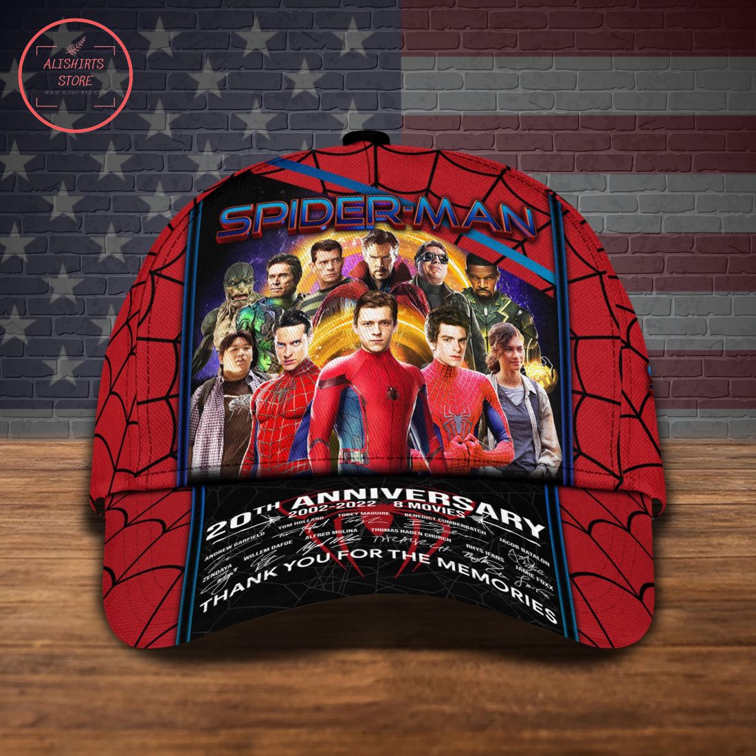 Personalized Spider-Man 20th Anniversary 2002 2022 Hat Cap