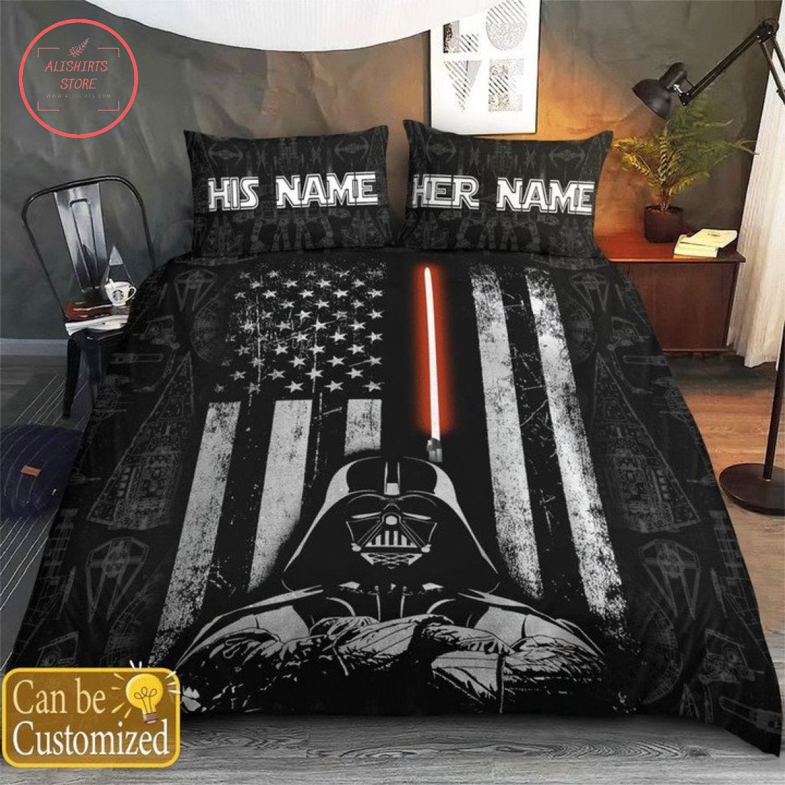 Personalized Star Wars Bedding Set Duvet Cover Bedroom Sets