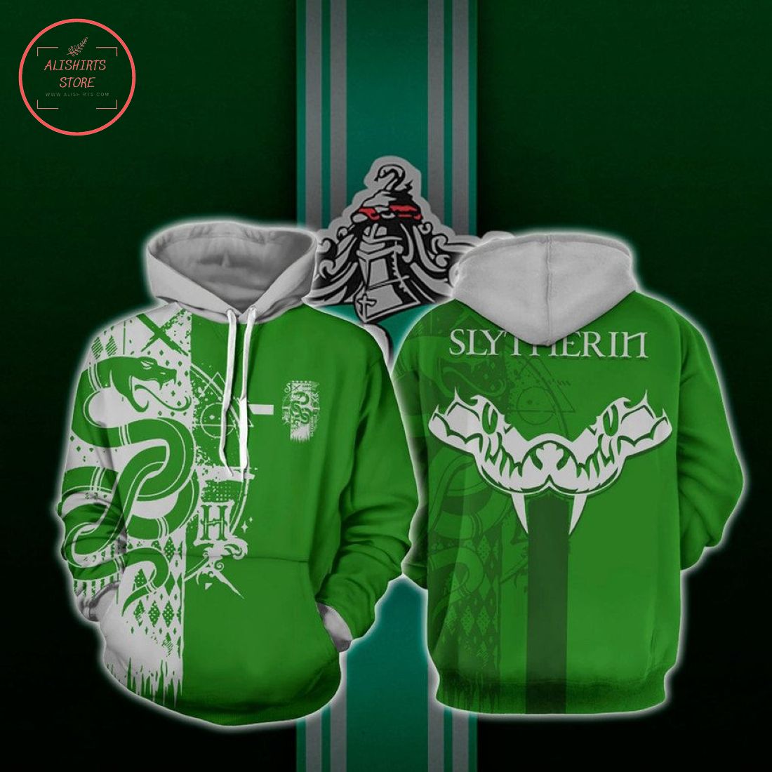 Slytherin Harry Potter Uniform Hoodie 3d