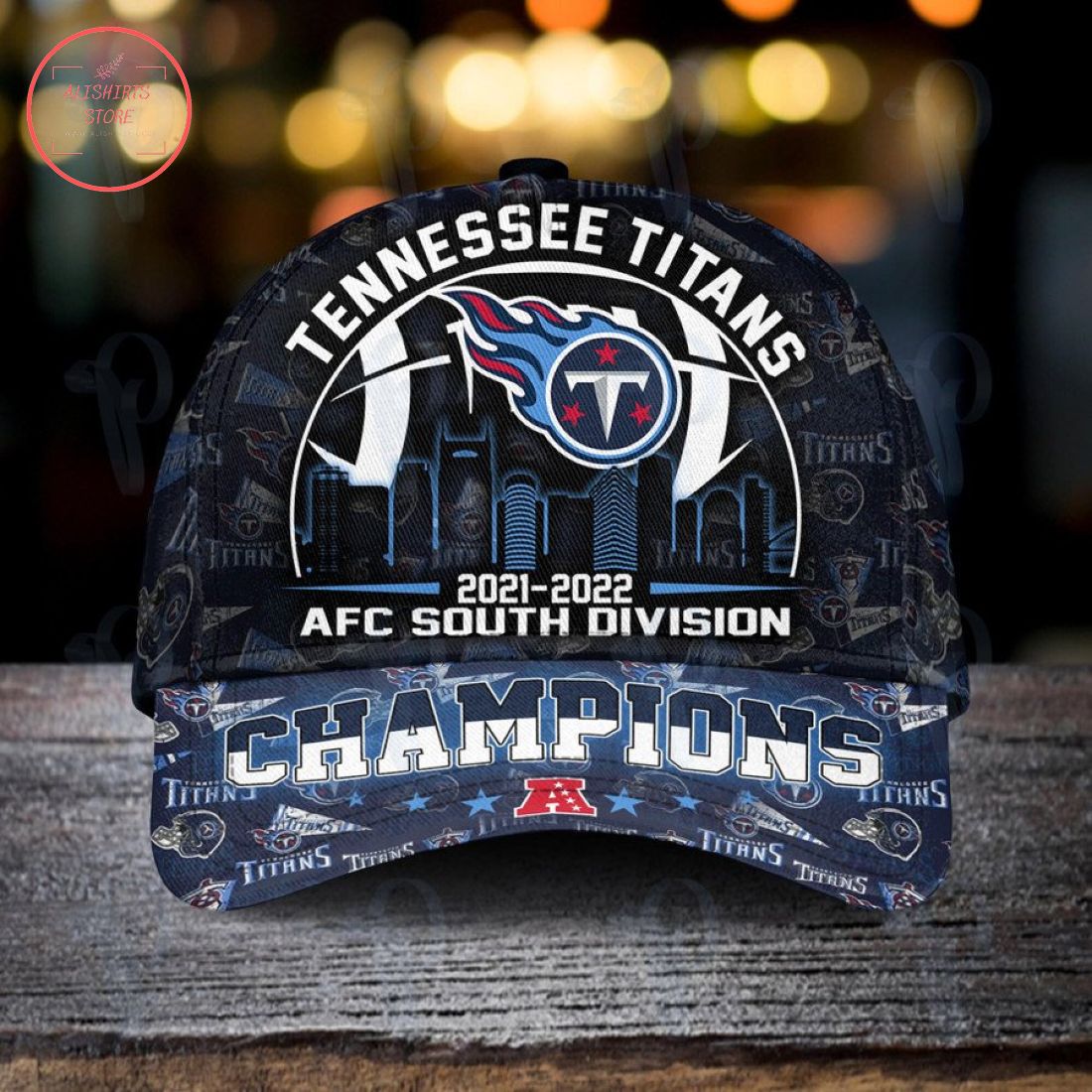 Tennessee Titans 2021 2022 Afc South Division Champions Nfl Classic Cap