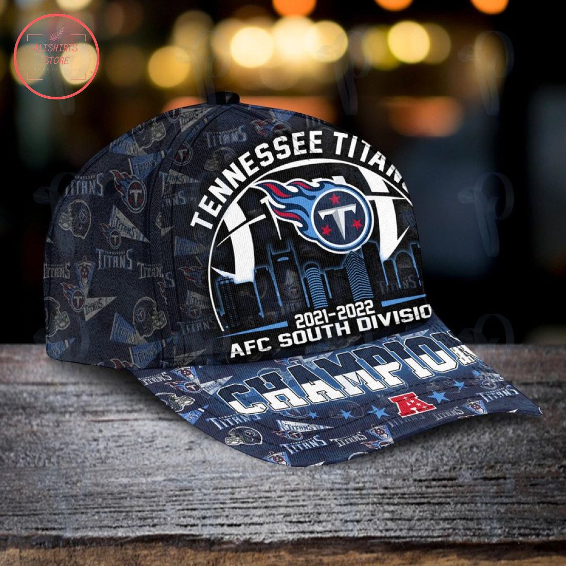 Tennessee Titans 2021 2022 Afc South Division Champions Nfl Classic Cap