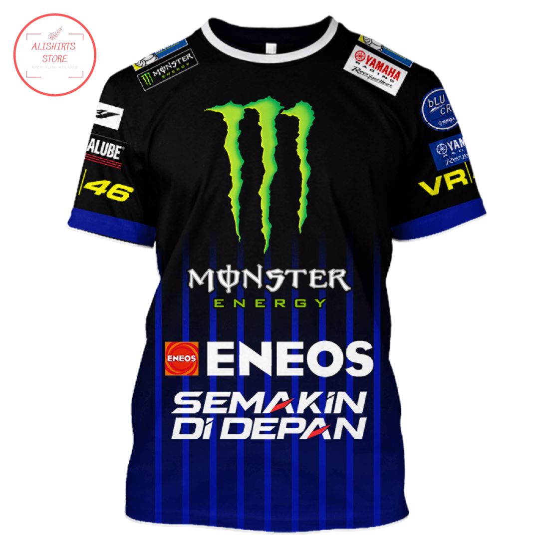 Valentino Rossi 46 Monster Energy Racing Team 3d Shirts