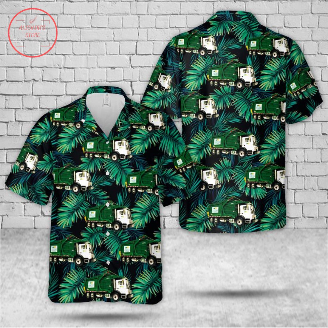 Waste Management St. Patrick's Day Hawaiian Shirt