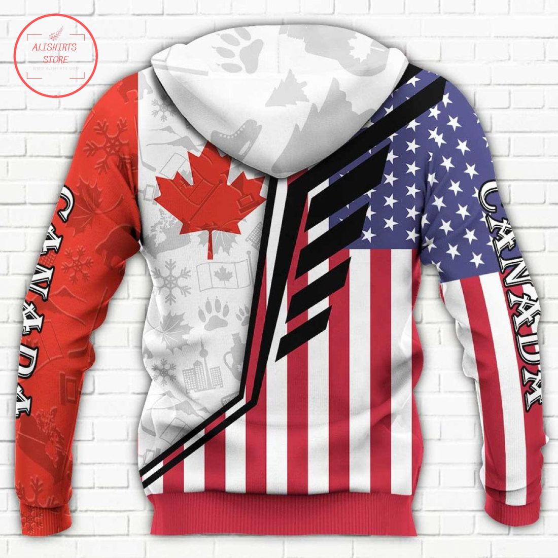 Canada Limited Edition Full Printing 3D Hoodie