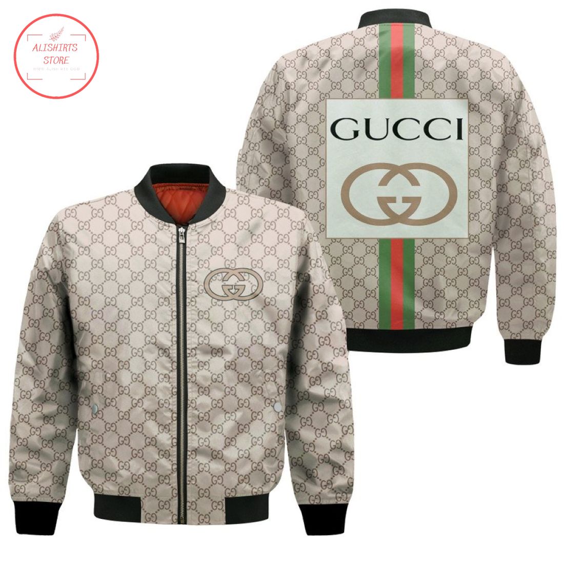 Gucci Italian Luxury Brand Bomber Jacket