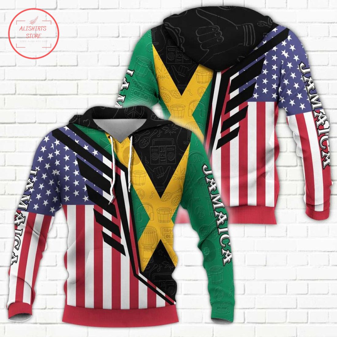 Jamaica Limited Edition Full Printing 3D Hoodie