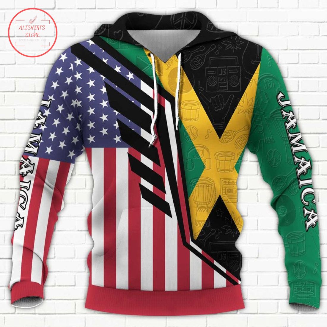 Jamaica Limited Edition Full Printing 3D Hoodie