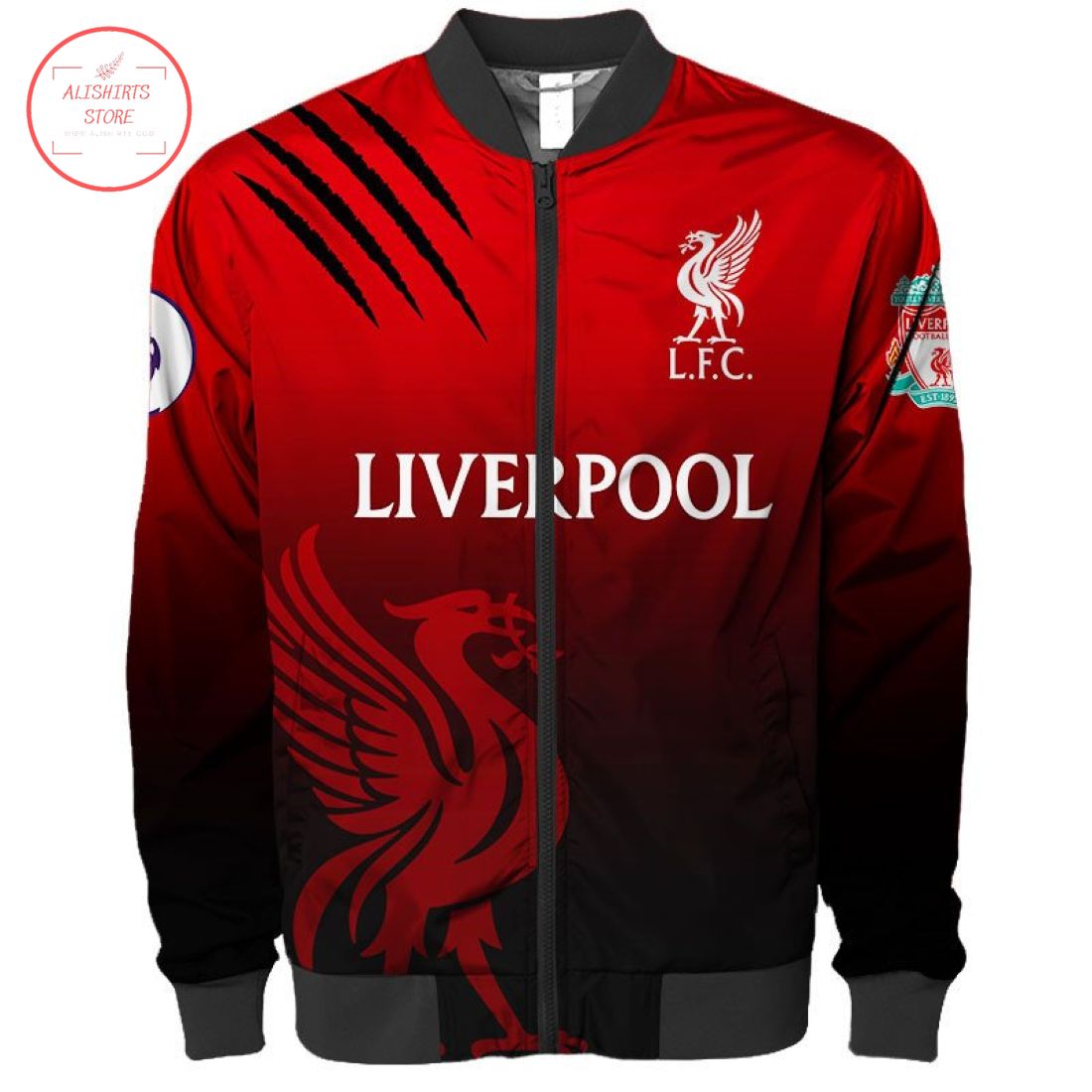 Liverpool Fc 2022 The Reds 3d Printed Bomber Jacket